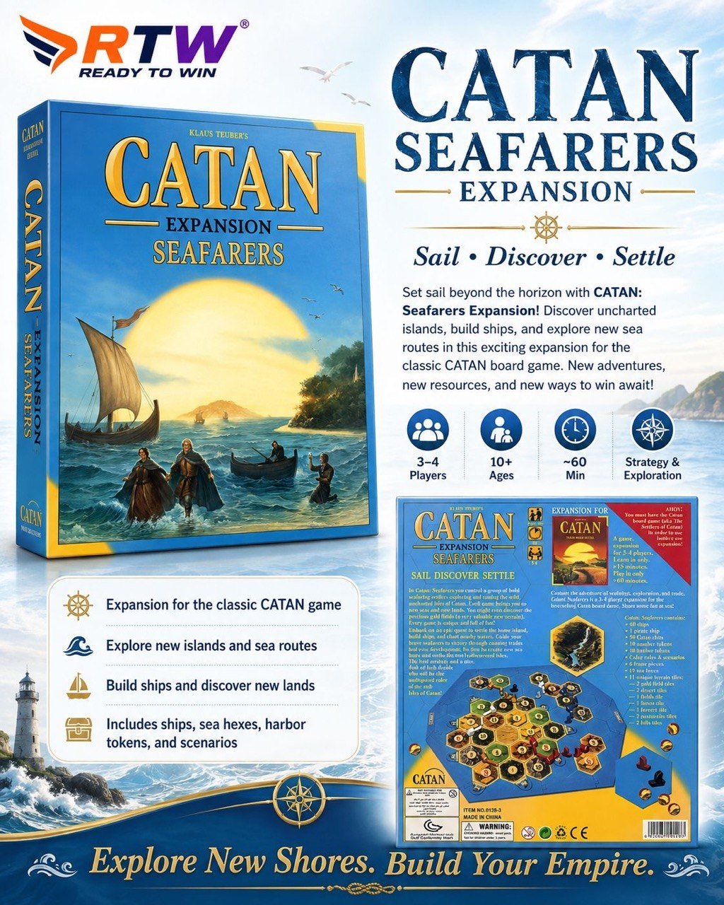 Catan Seafarers Expansion Board Game