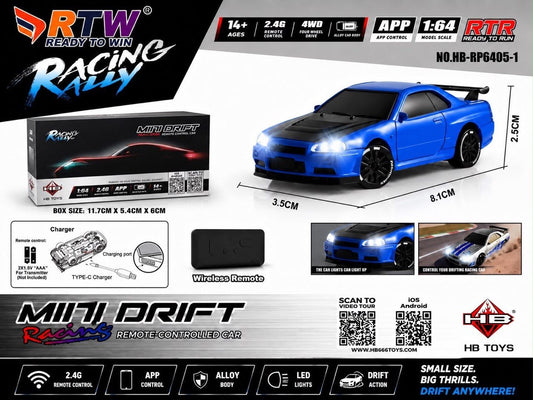 1:64 RC Mini Drift Racing Car