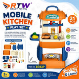 Mobile Kitchen Play Set (31 Pcs)