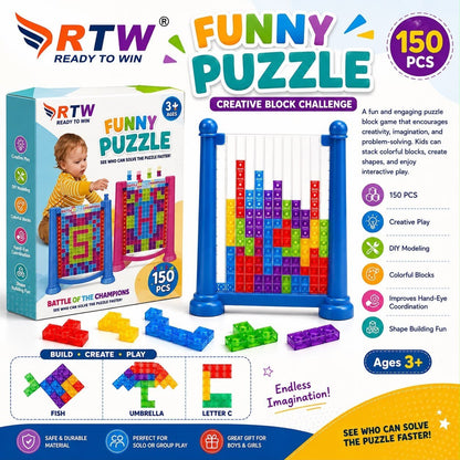 Funny Puzzle Block Challenge Game (150 Pcs)