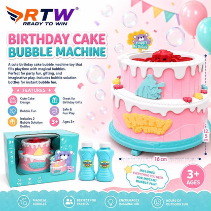 Birthday Cake Bubble Machine