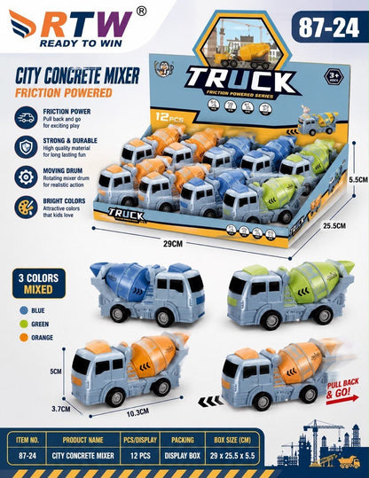 City Concrete Mixer Truck Toy
