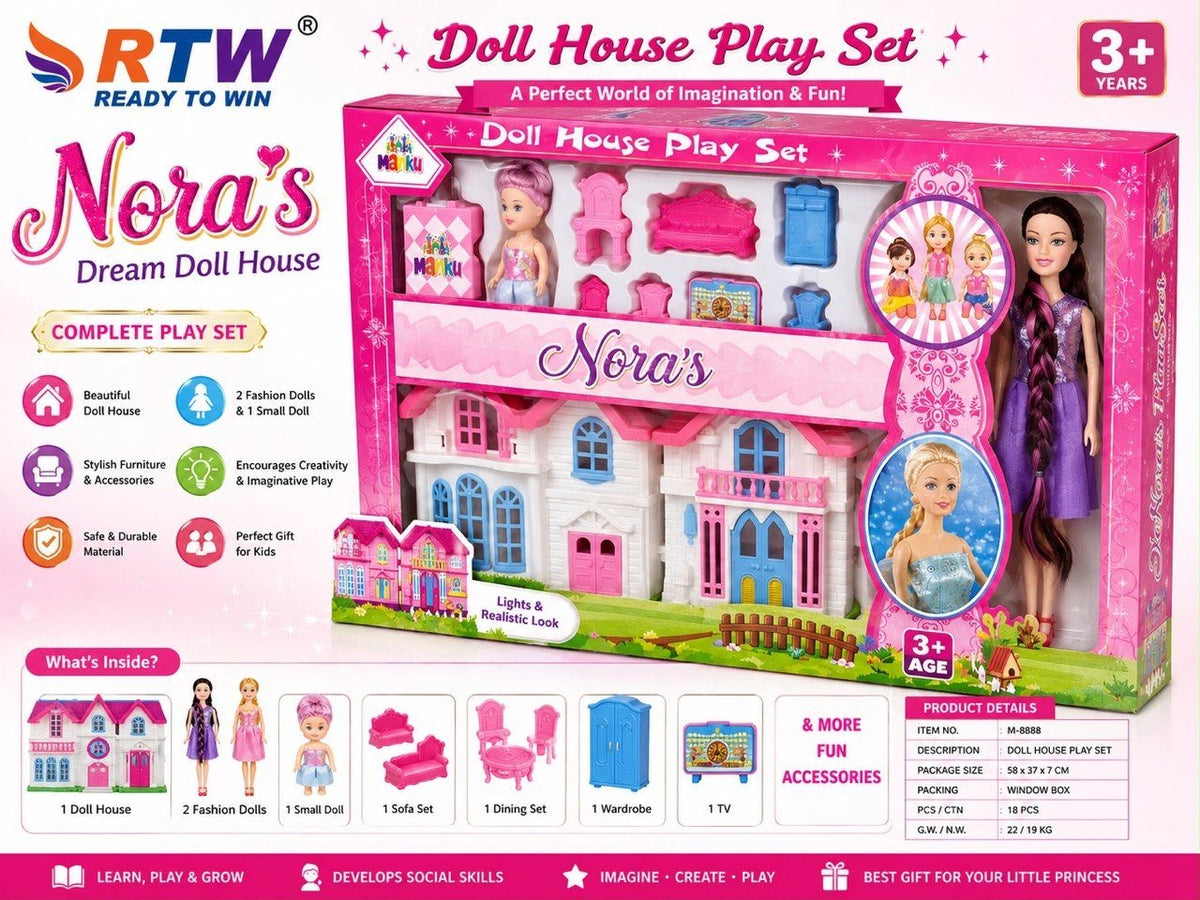 Nora's Dream Doll House Play Set