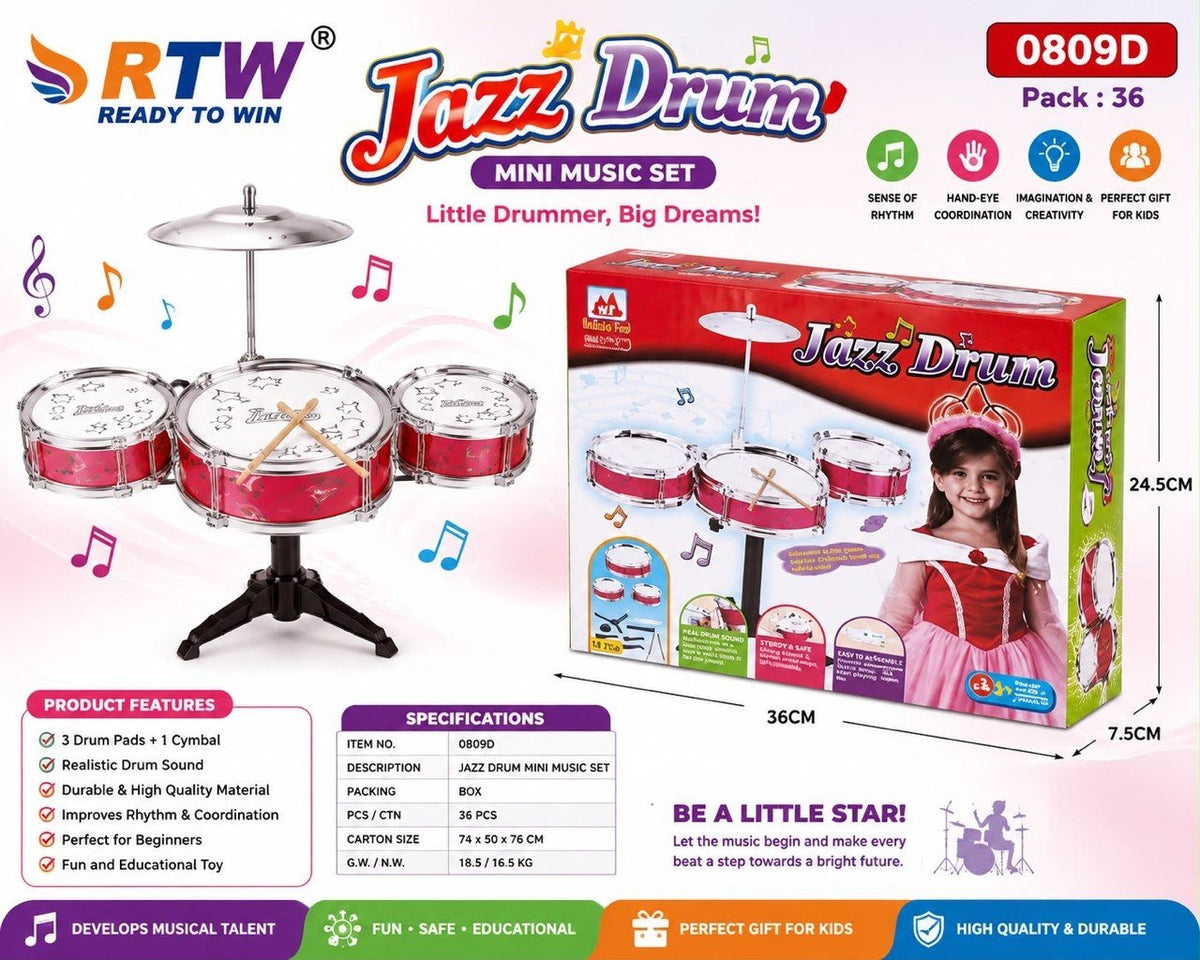 Jazz Drum Mini Music Set