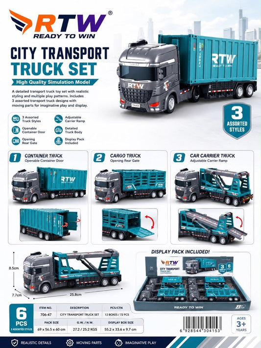 City Transport Container Truck Toy