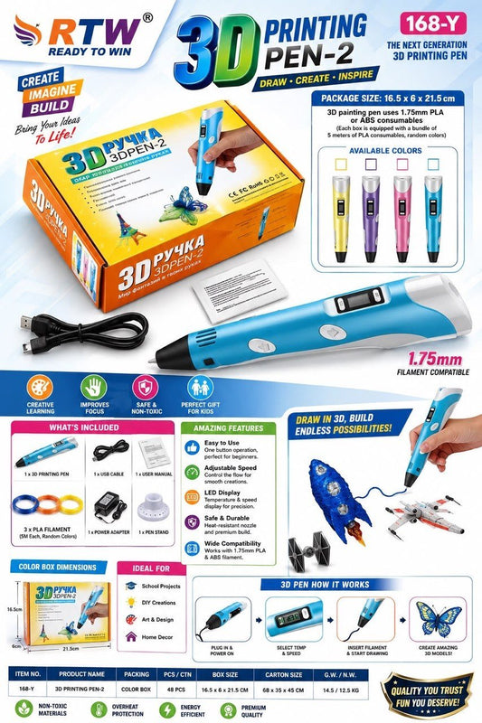 3D Printing Pen with Filaments