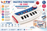 Multi-Function Electronic Piano with Microphone