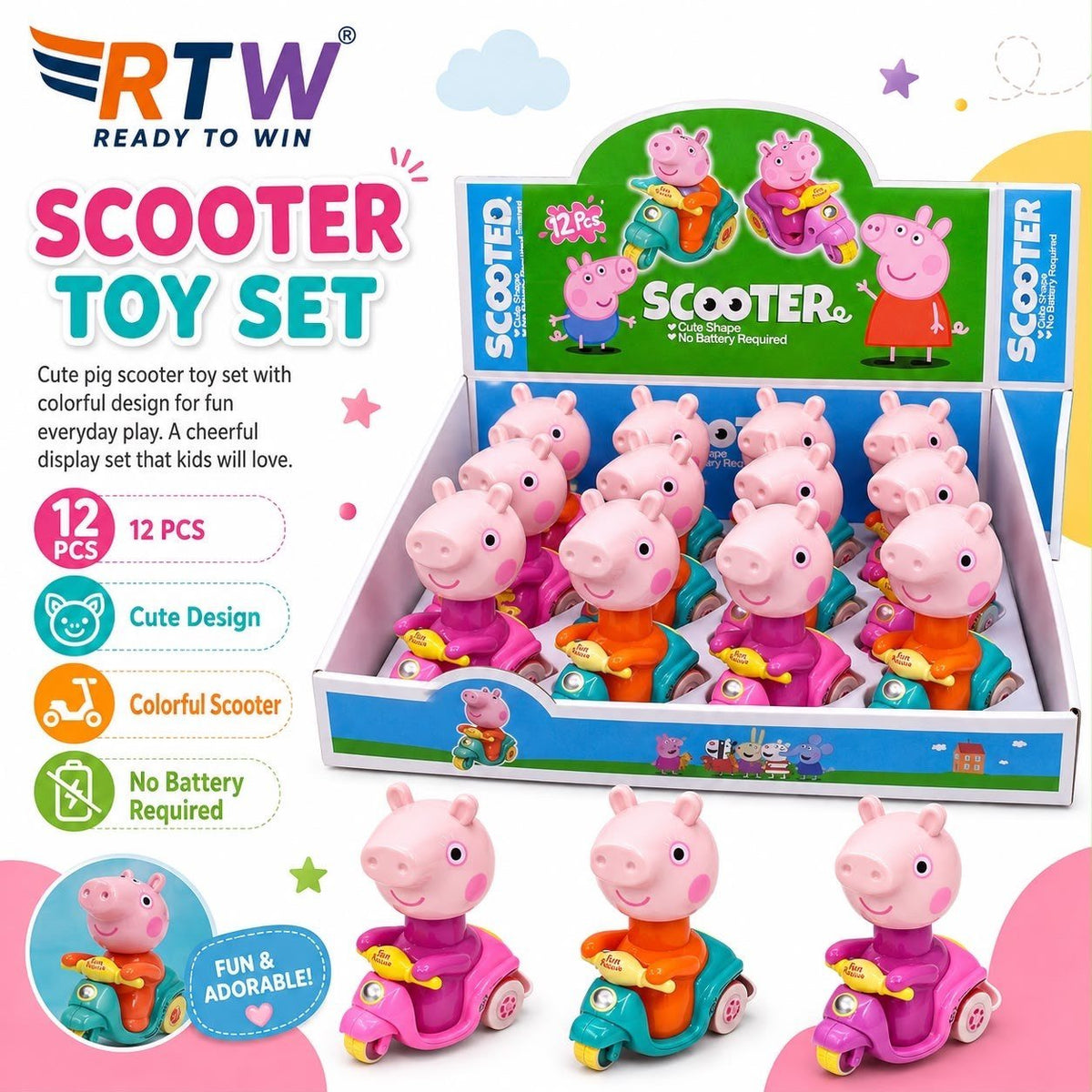 Peppa Pig Scooter Toy