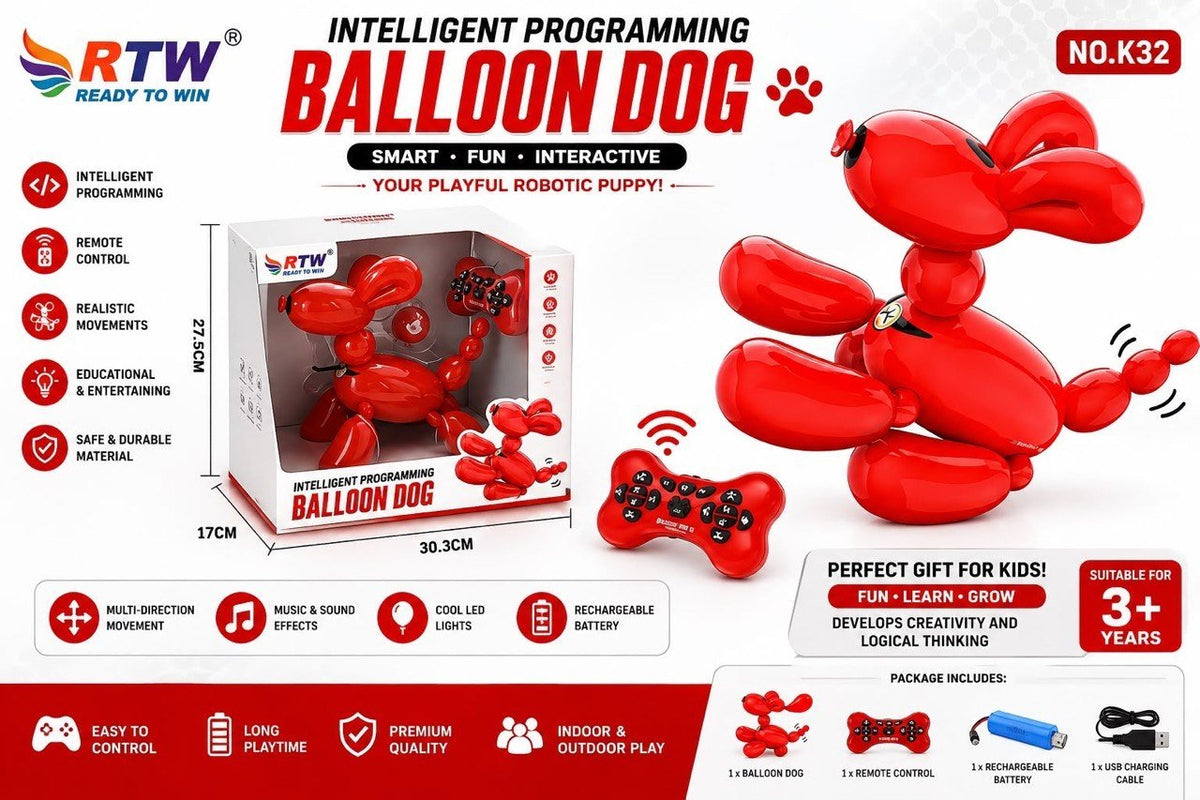 Intelligent Programming RC Balloon Dog Robot
