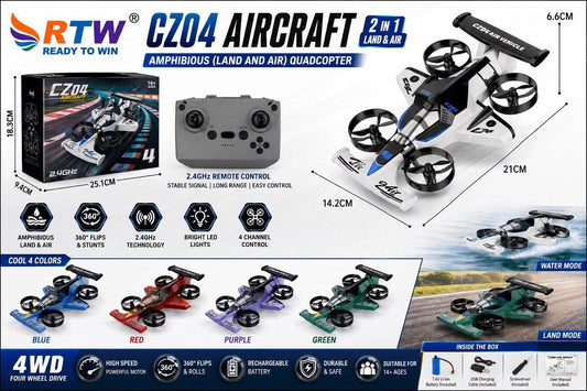 CZ04 Amphibious Land & Air Aircraft Drone
