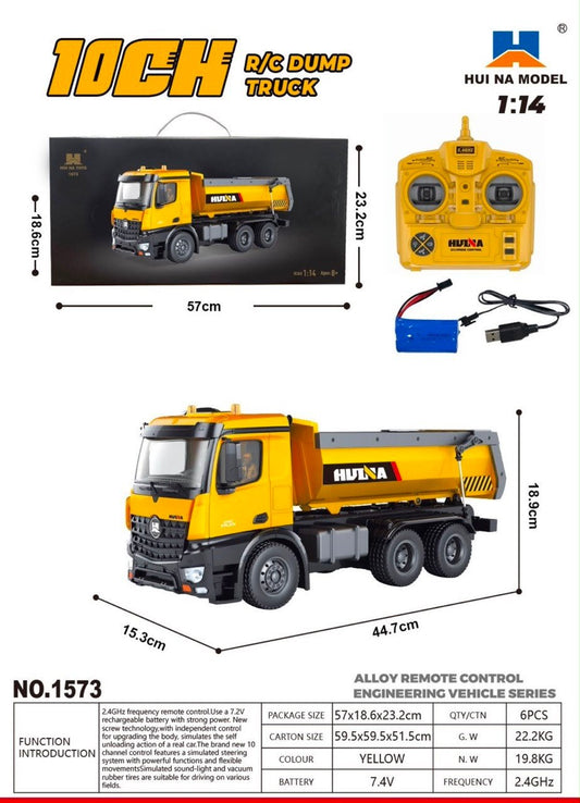 1:14 10CH RC Dump Truck (Alloy)