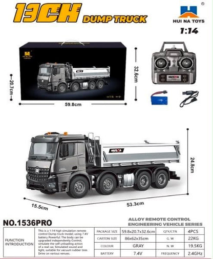 1:14 13CH RC Dump Truck Pro (Alloy)