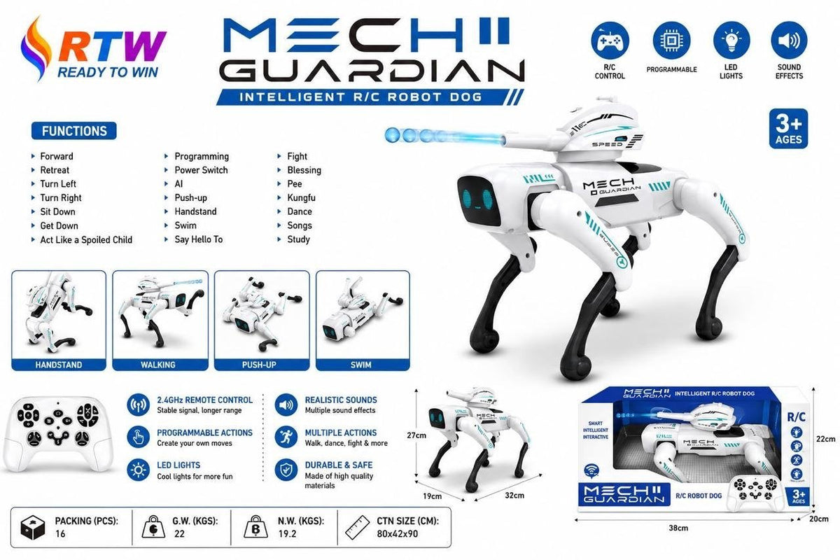 Mech Guardian Intelligent RC Robot Dog