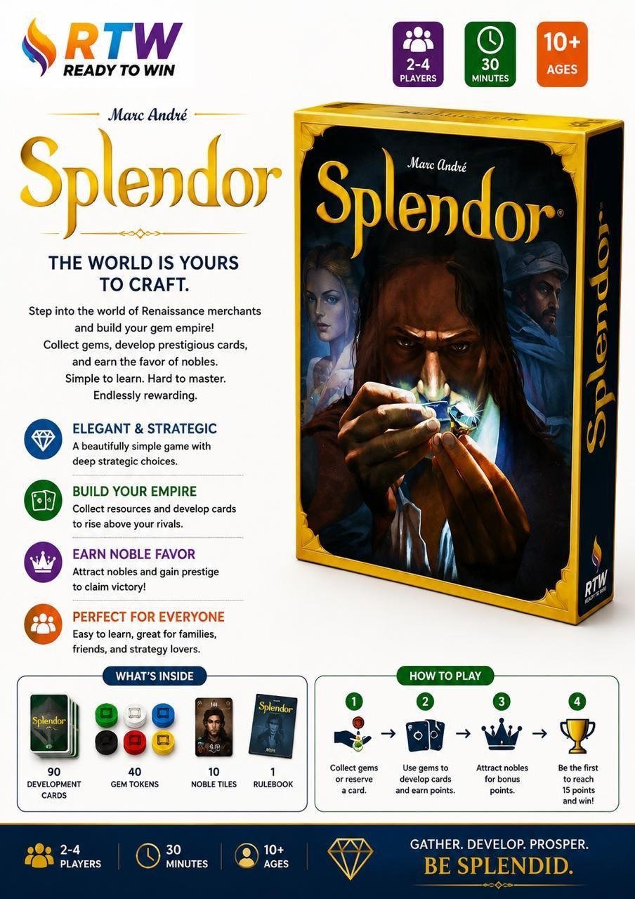 Splendor Strategy Board Game