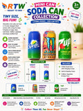 Mini Soda Can Squishy Keychain Collection