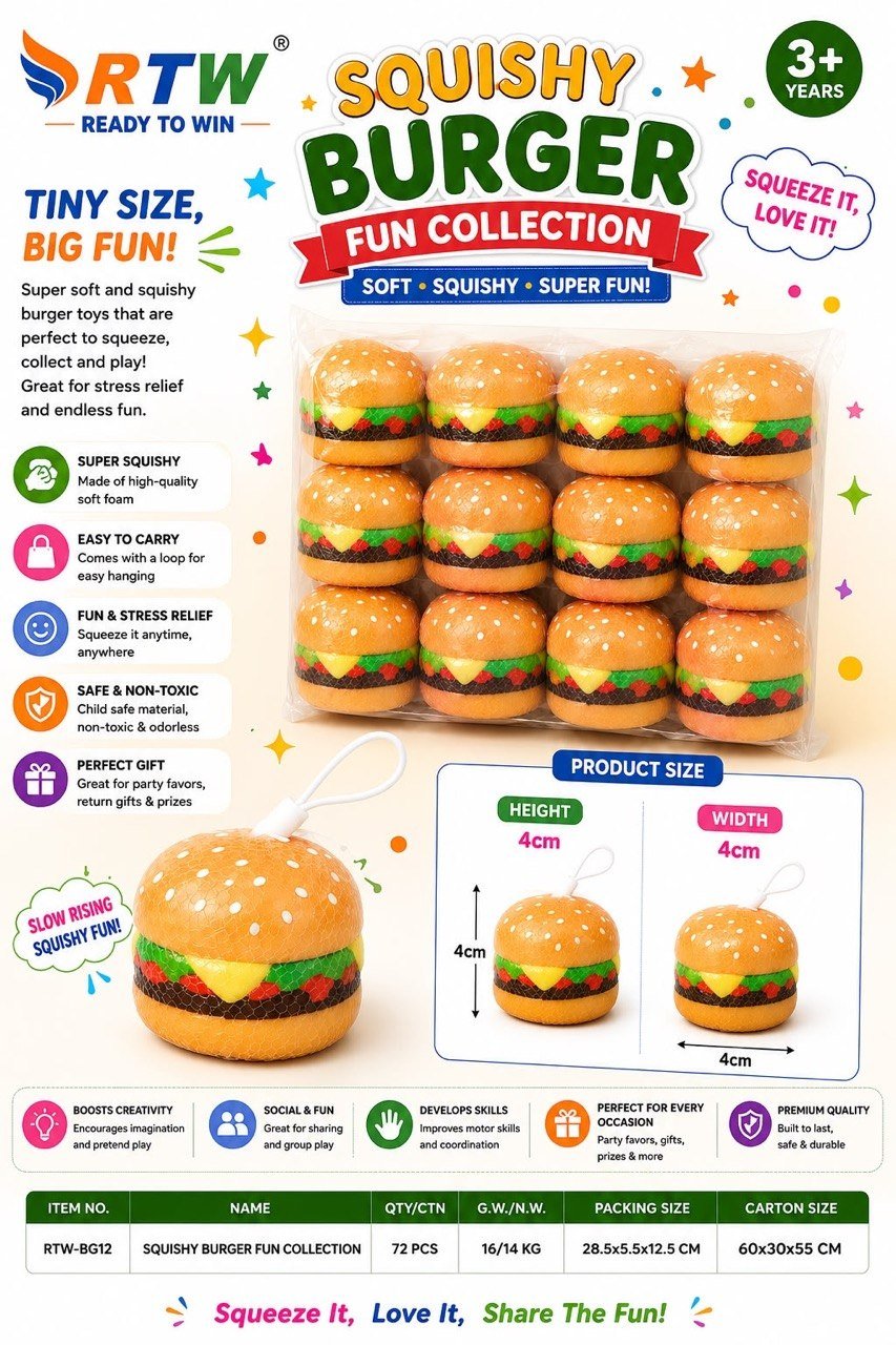 Squishy Burger Fun Collection
