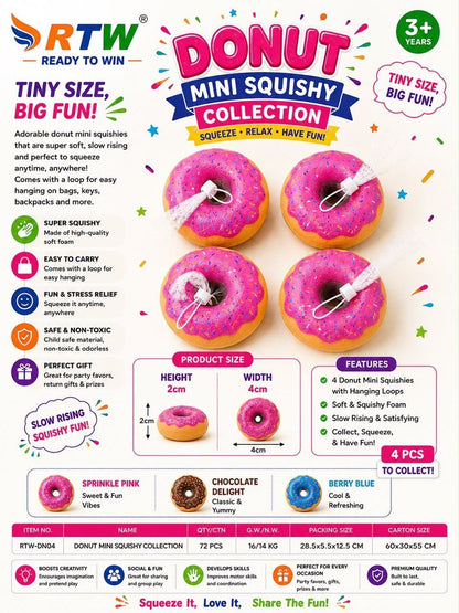 Donut Mini Squishy Collection