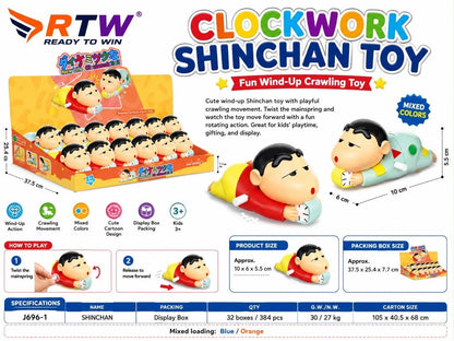 Shinchan Clockwork Wind-Up Crawling Toy - 009