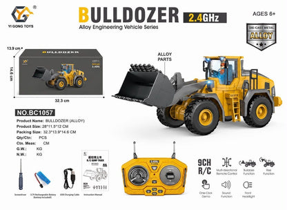 2.4GHz RC Alloy Bulldozer / Wheel Loader