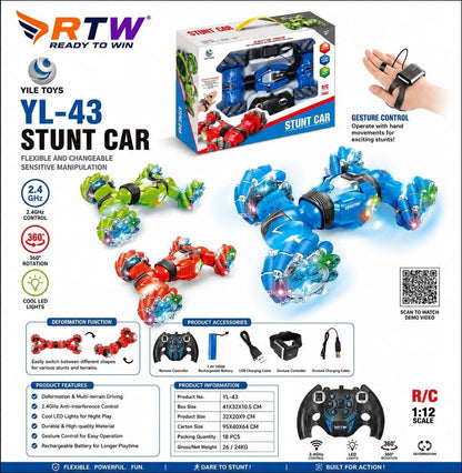 YL-43 Gesture Control RC Stunt Car