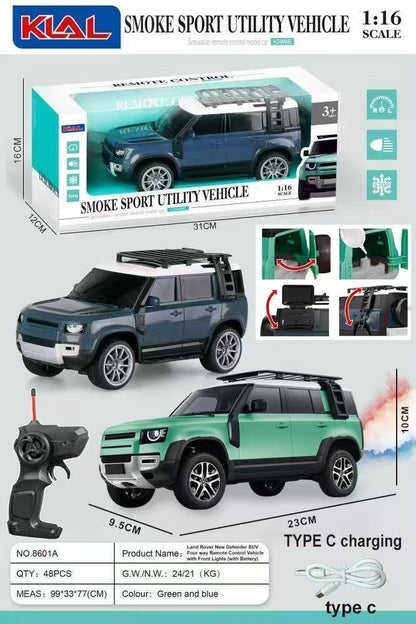 1:16 RC Smoke Spray Defender SUV