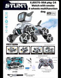 RC Stunt Robot Dog with Smoke & Watch Control