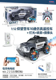 1:12 RC Police Drift Car with Camera, Lights & Spray