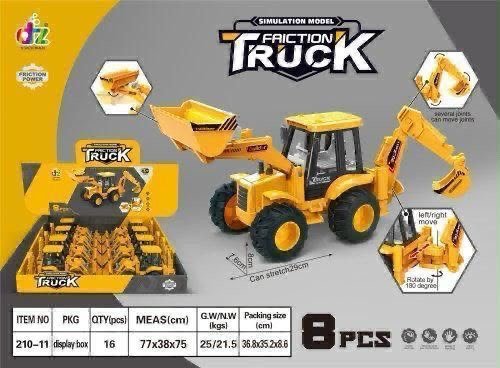 Friction Backhoe Loader Truck