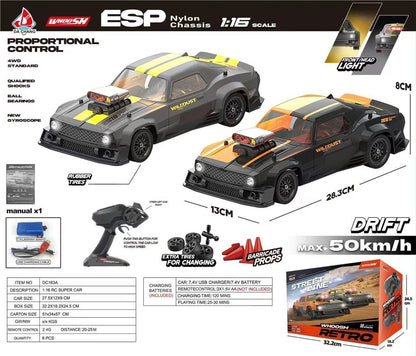 1:16 ESP RC Drift Car (60 km/h)