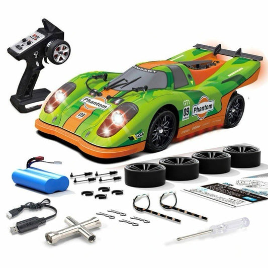 RC Racing Drift Car Kit with Extra Tyres