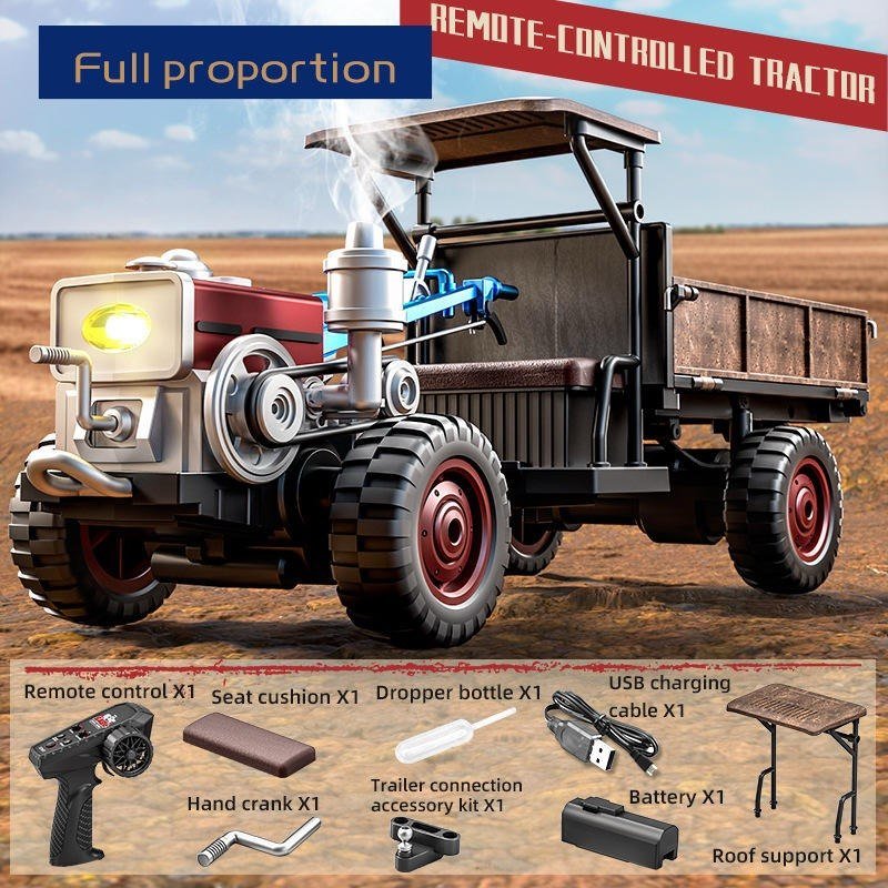RC Full Proportion Farm Tractor with Smoke