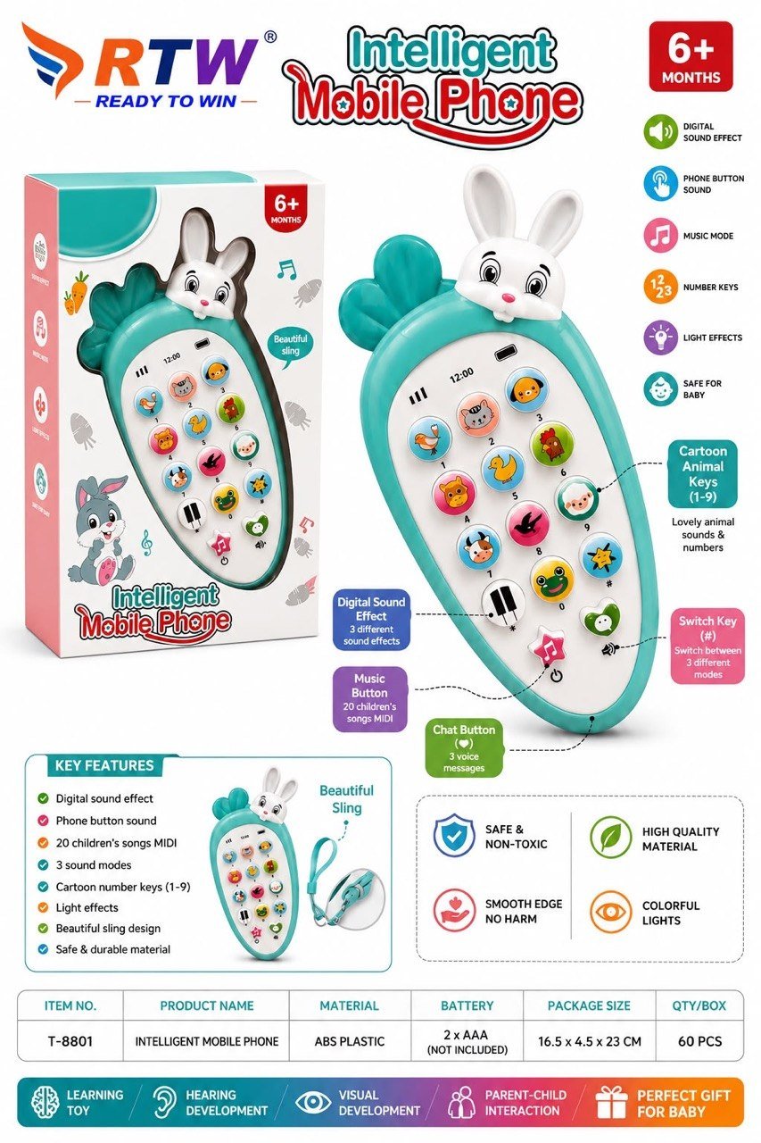 Intelligent Musical Mobile Phone Toy for Babies