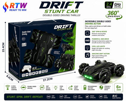 2.4GHz RC Double-Sided Drift Stunt Car