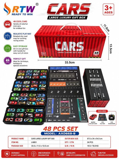 Cars Large Luxury Gift Box (48 Pcs Set)