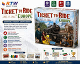 Ticket to Ride Europe Board Game