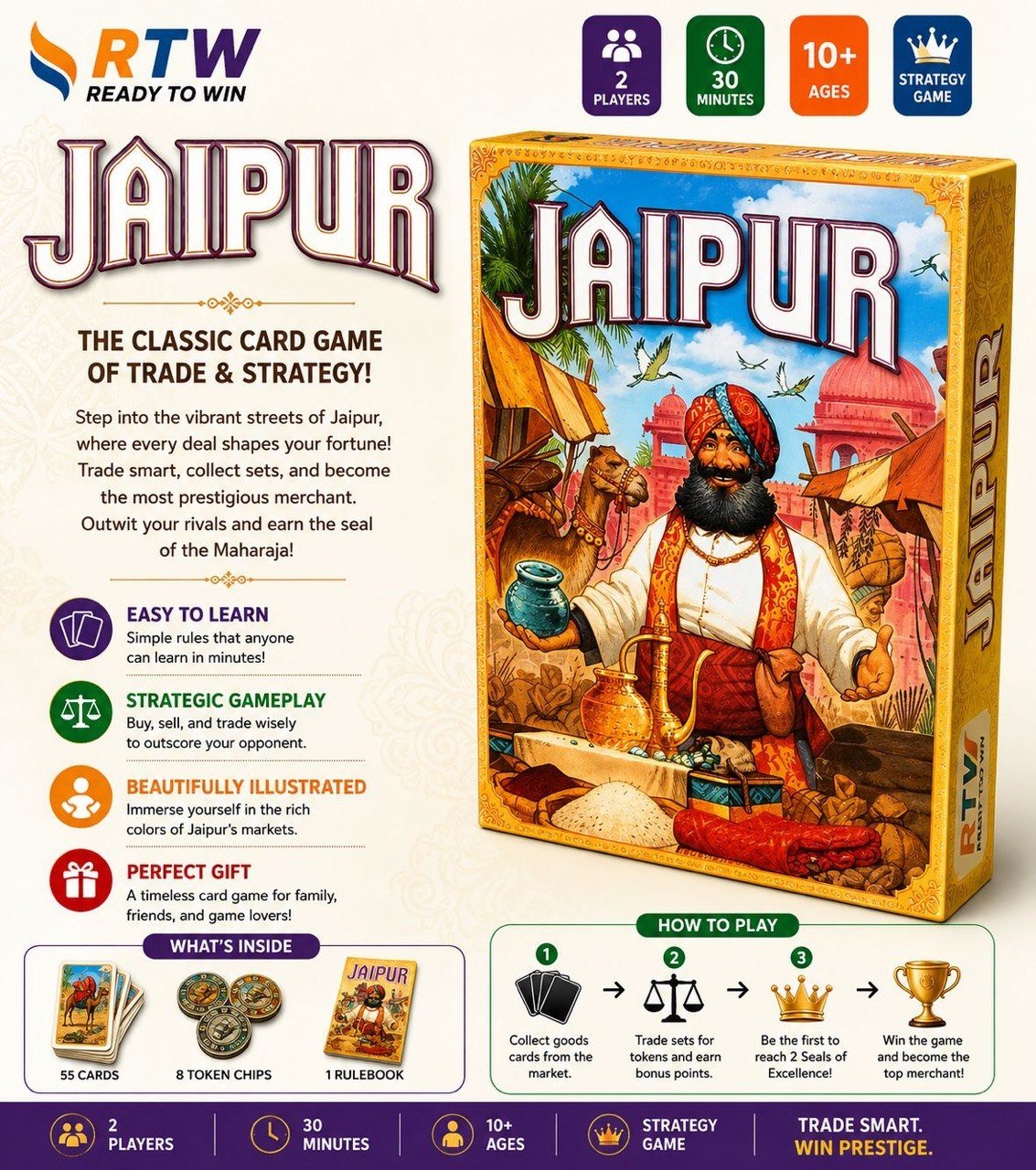 Jaipur Trading Card Game