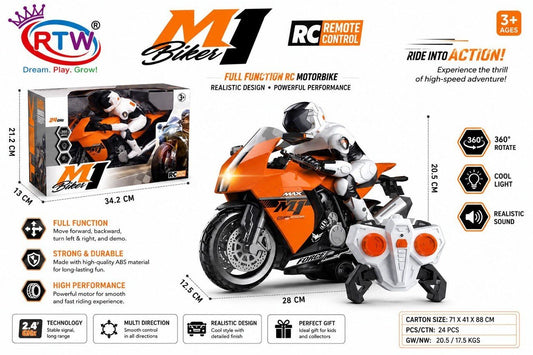 RC M1 Motorbike with Rider