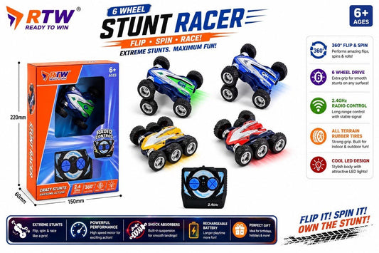 RC 4-Wheel Stunt Racer