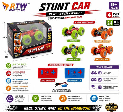 RC 4WD Stunt Car with 360° Flip