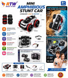 RC Mini Amphibious Stunt Car (Land & Water)