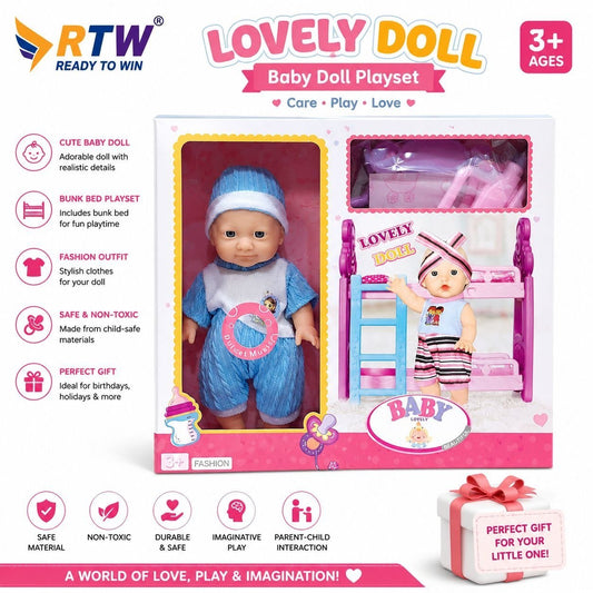 Lovely Doll Baby Doll Playset