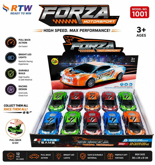Forza Motorsport Pull Back Racing Car with Lights