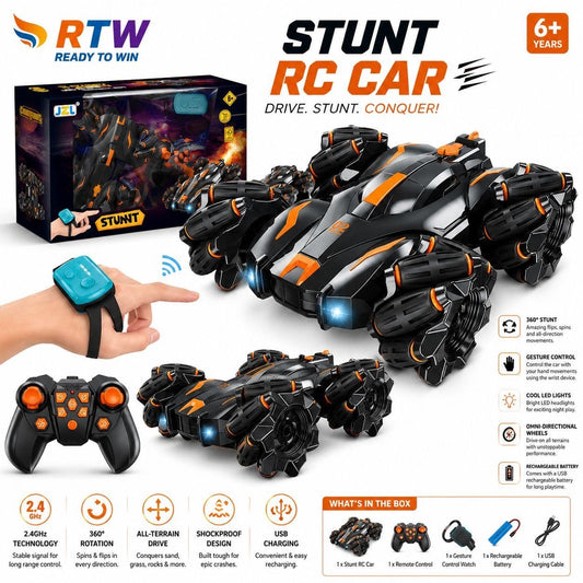 RC Stunt Car with Watch Gesture Control