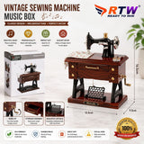 Vintage Sewing Machine Music Box