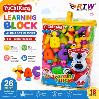 Learning Alphabet Blocks for Toddlers (26 Pcs)