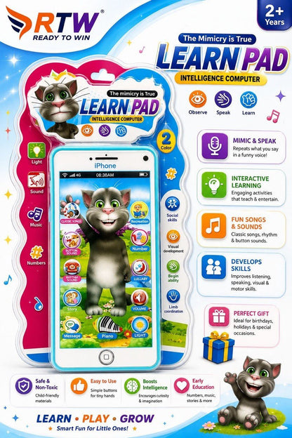 Talking Tom Learn Pad Kids Phone