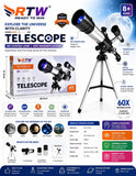 60x Astronomical Telescope for Kids