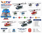 Die-Cast Rescue Helicopter with Light & Music