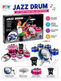 Jazz Drum Set for Kids with Stool