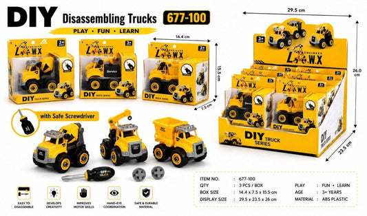 DIY Disassembling Construction Trucks
